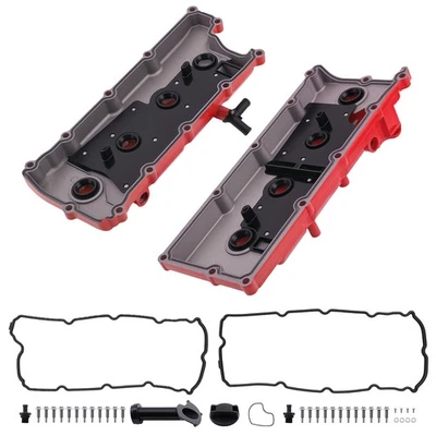 Juego completo de cubierta de válvula para INFINITI FX45/M45/Q45 4,5 L 13264-AR000 rojo Foto 1 de 4