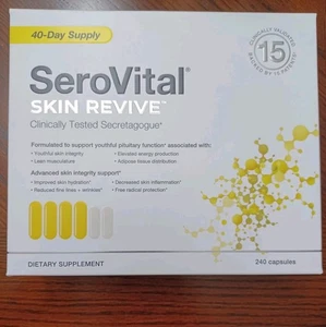 SeroVital Skin Revive 40 Tage Vorrat Gesundes Altern Revitalisierte Haut 240 Kapseln 2/27 - Bild 1 von 6