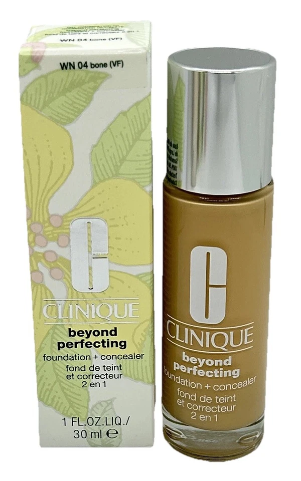 CLINIQUE Beyond Perfecting 2 in 1 Foundation + Concealer ~WN  04 Bone VF - Image 1 of 1