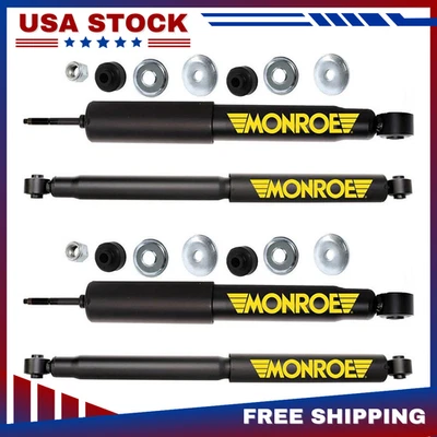 Monroe Front Rear Shocks Fits 1999 2000 2001 2002 2003 2004 GMC Sierra 2500 _FL - Image 1 of 4