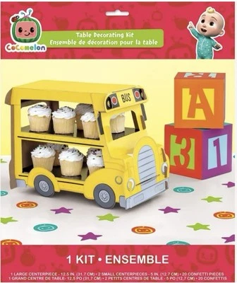 CoComelon Party Table Decorating Kit Paper, 23 Pieces New Sealed - Image 1 of 4