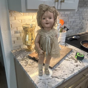 20 Zoll Vintage Composition Ideal Shirley Puppe Original Outfit - Bild 1 von 19