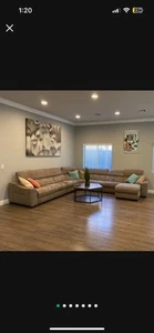 Sectional Recliner Couch w/ Adjustable Head rests - Picture 1 of 12