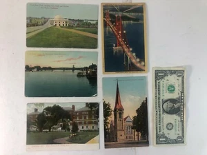 5 alte Postkarten mit verschiedenen Wahrzeichen und malerischen Ansichten aus Kalifornien - Lot 2 - Bild 1 von 2