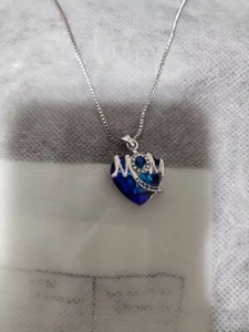 Vintage Aoboco I LOVE YOU Sterling Silber Romantische Halskette  - Bild 1 von 6