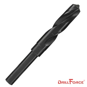 Drillforce 19/32 in. S&D Silver Deming HSS M2 Black Oxide 1/2" Shank Drill Bit - Picture 1 of 9