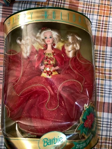 1995 Happy Holidays Barbie - Picture 1 of 3