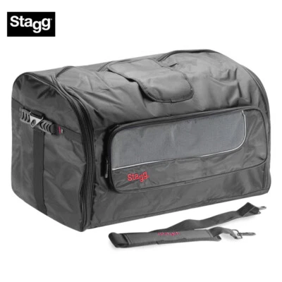 Bolsa de transporte acolchada de nailon Stagg SPB-10 para altavoz PA de 10" - negra Foto 1 de 3