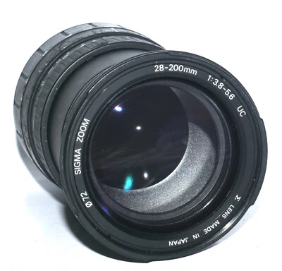 Lente zoom asférico UC Canon EOS Mount Sigma 28-200 mm f/3,8-5,6 Foto 1 de 3