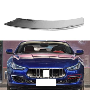 Left Front Bumper Side Grille Cover Trim Molding For Maserati Ghibli 2018‑2023 - Picture 1 of 8