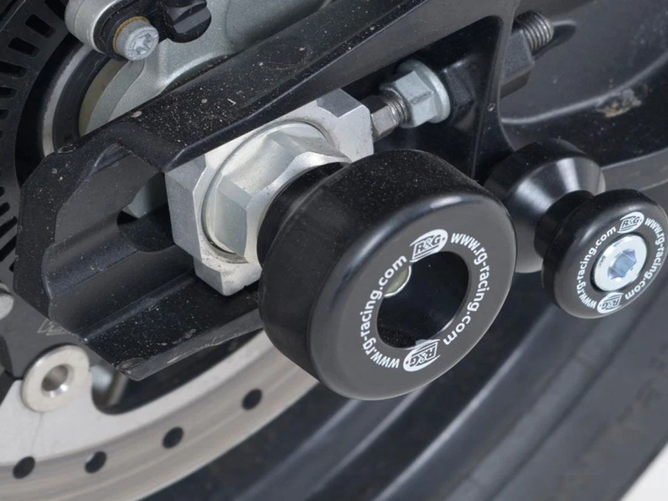 PAR DE PROTECTORES BASCULANTES NEGROS R&G PARA DUCATI MULTISTRADA 1260S 2018-2020 Foto 1 de 1