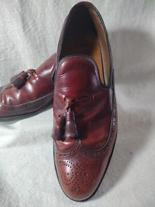 Allen Edmonds Berwick Leder Halbschuhe Herren 10 D Budapester Quaste Slipper Business - Bild 1 von 17