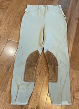 Women’s Tailored Sportsman Riding Breeches Jodhpurs Pants Beige #1941 Sz 26