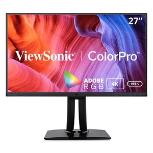 ViewSonic High Quality 4K AdobeRBG 27” Computer Monitor VP2785-4K - Picture 1 of 16