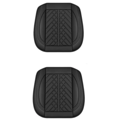 Seat Covers Car Front Cushion Protectors PU Leather Breathable Pad Mat 4 Seasons - Image 1 of 4