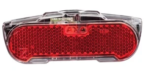AXA SLIM Steady 50 dynamo red rear bicycle light compact light top class NEW - Picture 1 of 3