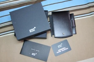 MONTBLANC - Leather case for Palm V with pen and note vintage original - Zdjęcie 1 z 3