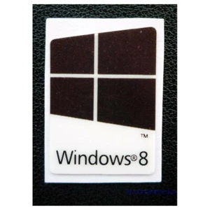 ADESIVO STICKER MICROSOFT WINDOWS 8 MODDING PC - ORIGINALI NUOVI X SKIN o OEM - Imagen 1 de 1