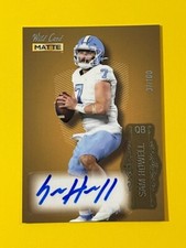 2022 Wild Card Matte Gold Autograph #MB-A Sam Howell RC #37/100