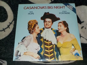 Casanova's Big Night NEW SEALED Laserdisc LD Bob Hope Joan Fontaine Free Ship$50 - Picture 1 of 2