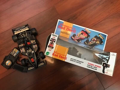 VINTAGE 1987 Radio Shack Red Devil RC Remote Control Racer Car Echo Toys 12160 - Image 1 of 4