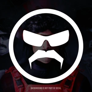 Dr Disrespect / Champions Club Vinyl Decal Sticker - Picture 1 of 3