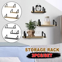 2x Cute Cloud Wall-Mount Floating Shelf Holder Storage Organizer Baby Room Decor