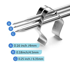 Inkbird 3 pcs "A" Clips Holder Probe Sensor Bracket for BBQ Cooking Thermometer - Picture 1 of 2