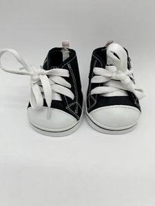 Build A Bear High Top Black & White Sneakers Shoes Teddy Converse Style BABW - Picture 1 of 6