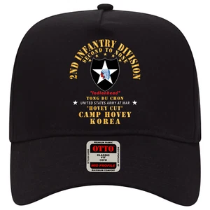 Gorra de béisbol - 2ª División de Infantería - Camp Hovey Corea - Corte Hovey - Tong Du Chon - Imagen 1 de 7