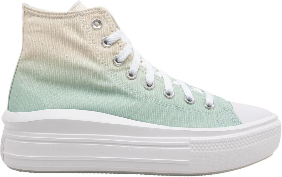 Size 8.5 - Converse Chuck Taylor All Star Move High Ombre - Light Dew W
