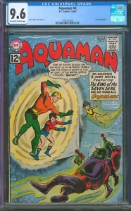 Aquaman #4 (1962) ⭐ CGC 9.6 ONLY 2 HIGHER ⭐ Quisp Nick Cardy Silver Age DC Comic - Bild 1 von 3