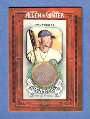 2022 Topps Allen & Ginter Mini Framed Relic #MFR-WC Willson Contreras - Image 1 of 4