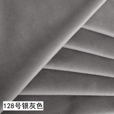 Grueso sólido mate terciopelo holandés telón de fondo software sofá almohada tapicería Fabirc Foto 1 de 4