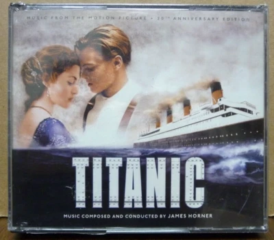 TITANIC 20th Anniversary Soundtrack Score LA-LA LAND (4-CD Set) James Horner NEW - Image 1 of 4
