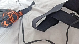Fußball Kick Trainer verstellbar Fußball Training elastischer Gürtel Solo schwarz/orange - Bild 1 von 3