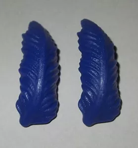 15997, 2x pluma de sombrero, sombrero de dos y tres puntas, azul - Imagen 1 de 1