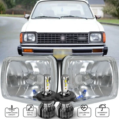 2 piezas 7x6 5x7 faros LED PUNTO ALTO/BAJO H6054 H6053 AJUSTE Isuzu Pickup I-Mark Foto 1 de 4