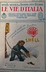 SHELL OIL  GASOLINE wenig Reklame - vintage adverts - alte Annoncen -   - Bild 1 von 1
