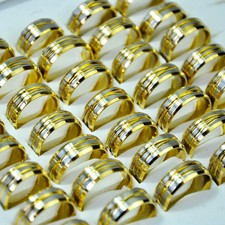 Rings Women Men wholesale jewelry Cfp 6pcs Vintage Retro Style Stainless Steel
