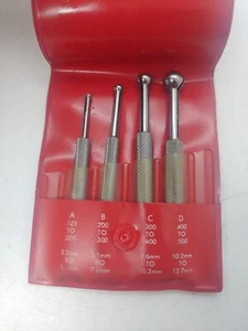 LS Starrett No. S829E 4er Set kleine Loch neue noch in Öl 0,125-.500". V13 - Bild 1 von 3