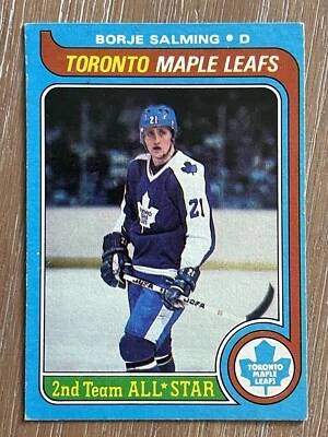 1979-80 Topps Borje Salming 2nd Team All-Star Toronto Maple Leafs Card #40 - Image 1 of 2