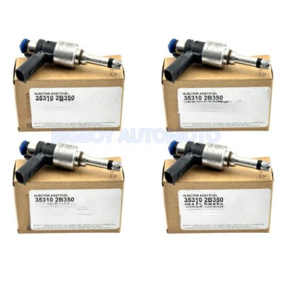 4X Inyector de combustible 35310-2B350 para Hyundai 16-20 Elantra 18-20 Elantra GT Kia 1,6 L Foto 1 de 4