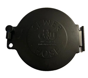 RV Black Replacement Hatch ONLY D&W Super Tube & Slider Sewer Hose Camper - Picture 1 of 4