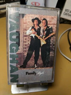 The Vaughan Brothers - Family Style - Cassette, new case Stevie Ray & Jimmie - Image 1 of 4