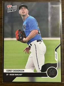 2020 Topps Now #OD-243 Corey Dickerson Miami Marlins - Picture 1 of 2