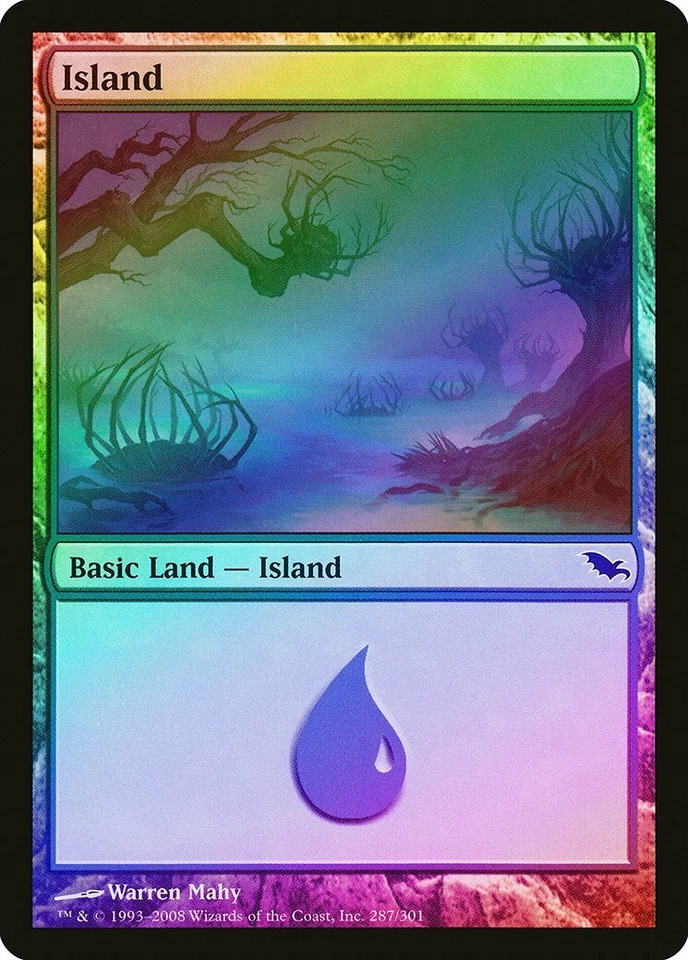 Island (287) FOIL Shadowmoor NM Basic Land MAGIC THE GATHERING CARD ABUGames - Image 1 of 1