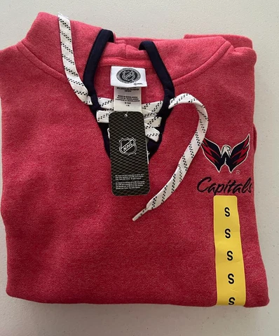 Washington Capitals NHL Women's Hoodie Sweatshirt, Red, S Cover