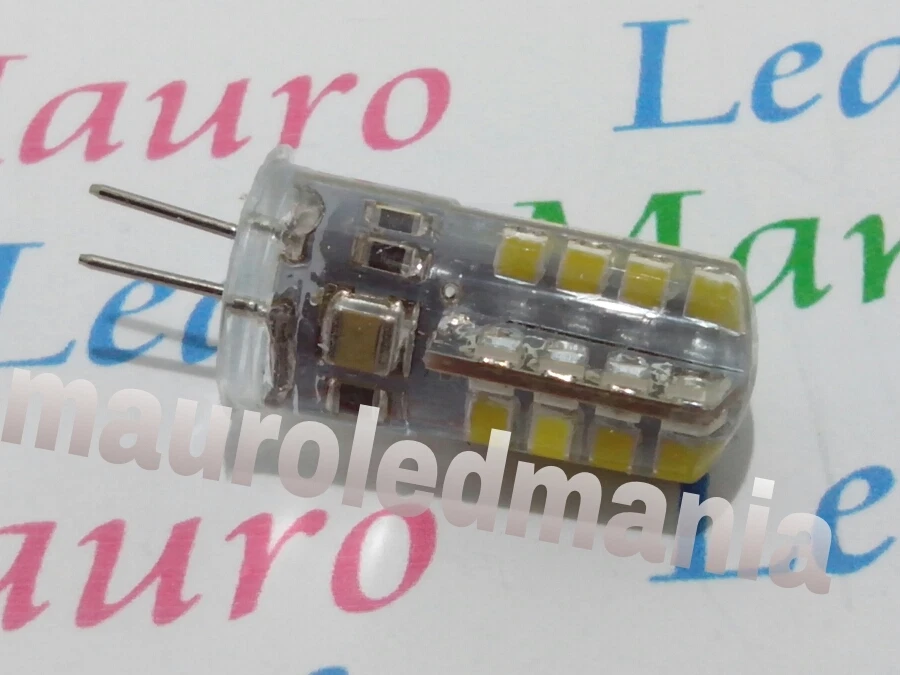 G4 AC 220V  Lampada Led 32 SMD 2835 3W 300 lumen Bianco Caldo Tipo Bispina PV - Immagine 1 di 1
