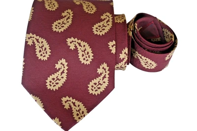 GIORGIO ARMANI CORBATA HOMBRE BORGOÑA/PAISLEY ANCHO: 3.7/8" LARGO: 56" Foto 1 de 4